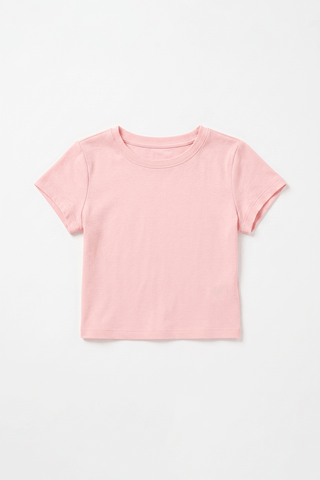 CROPPED BASIC T-SHIRT FOR GIRLS