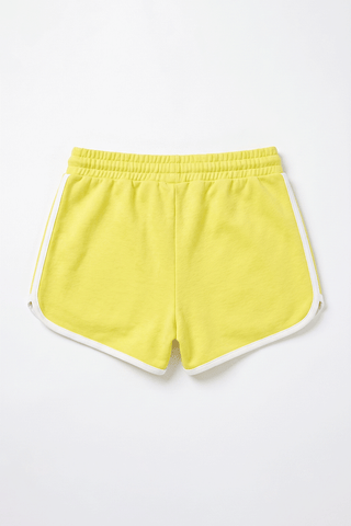 CONTRAST TRIM SHORTS FOR WOMEN