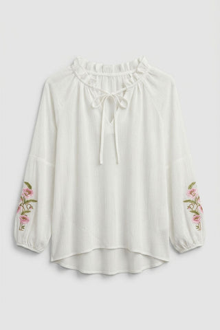 EMBROIDERED BLOUSE FOR WOMEN