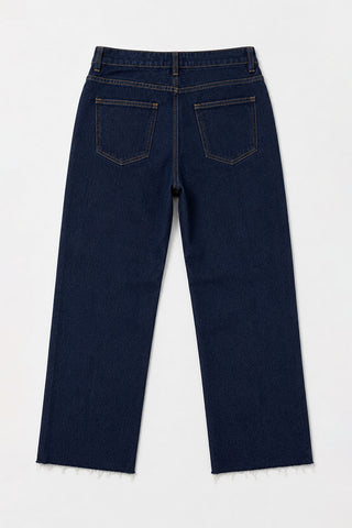 CROPPED STRAIGHT FIT JEANS FOR WOMEN