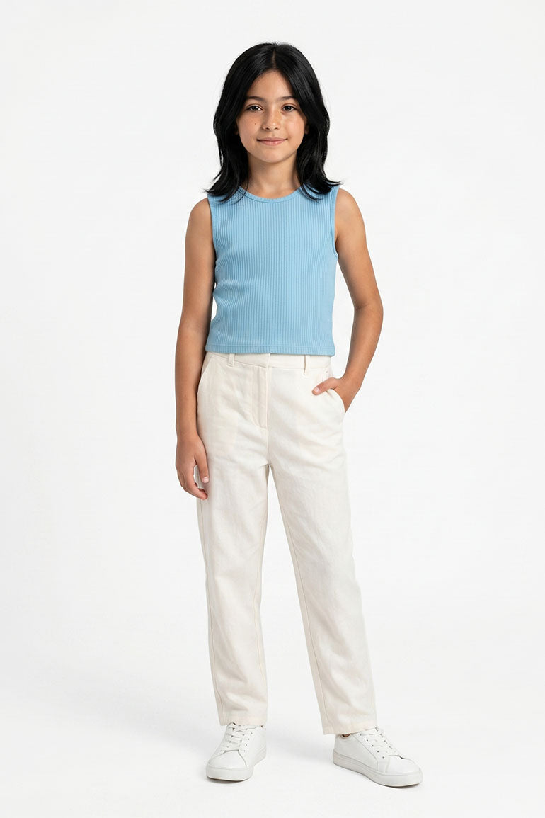 RIBBED TANK TOP FOR GIRLS
