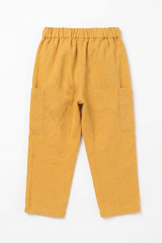 TEXTURED PULL-ON PANTS FOR BABY GIRLS