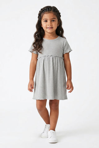 RIBBED DRESS FOR BABY GIRLS