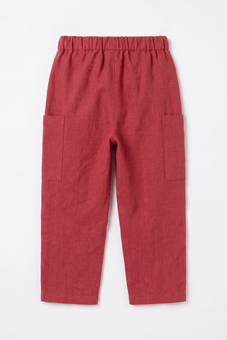 TEXTURED PULL-ON PANTS FOR BABY GIRLS