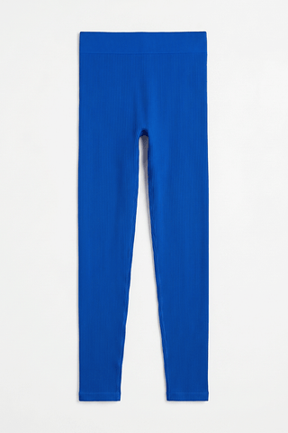 ACTIVEWEAR RIBBED STRETCH LEGGINGS FOR WOMEN