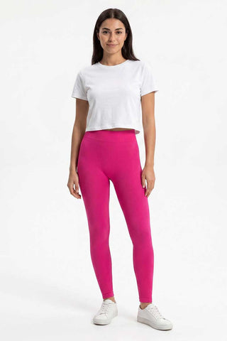 ACTIVEWEAR RIBBED STRETCH LEGGINGS FOR WOMEN