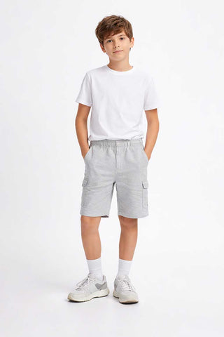 Cargo Sweat Shorts For Boy