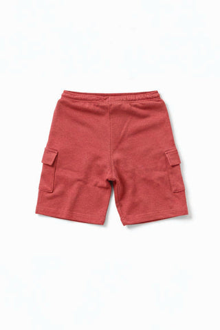 Cargo Pique Shorts For Boy