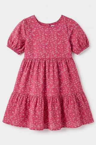 TIERED TEXTURED DRESS FOR GIRLS
