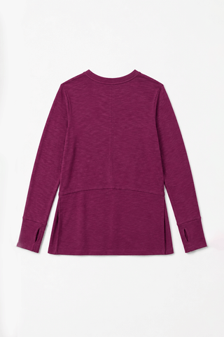 ACTIVEWEAR SOLID LONG SLEEVES T-SHIRT FOR WOMEN