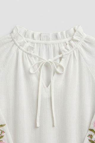 EMBROIDERED BLOUSE FOR WOMEN