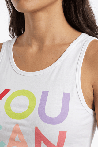 ACTIVEWEAR SLOGAN PRINT TANK TOP FOR WOMEN