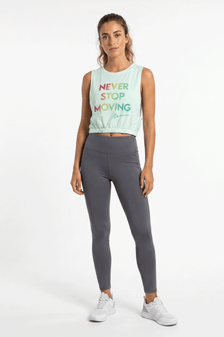 ACTIVEWEAR SLOGAN PRINT ACTIVE TANK TOP FOR WOMEN