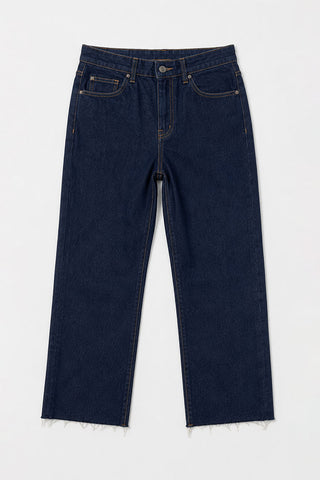 CROPPED STRAIGHT FIT JEANS FOR WOMEN