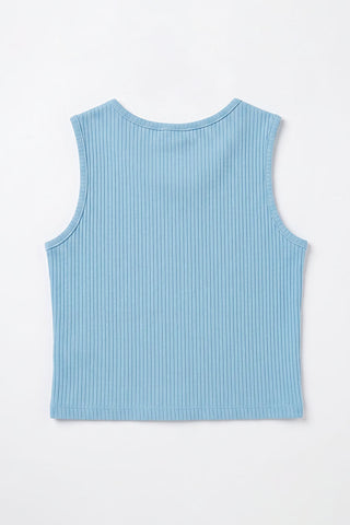 RIBBED TANK TOP FOR GIRLS
