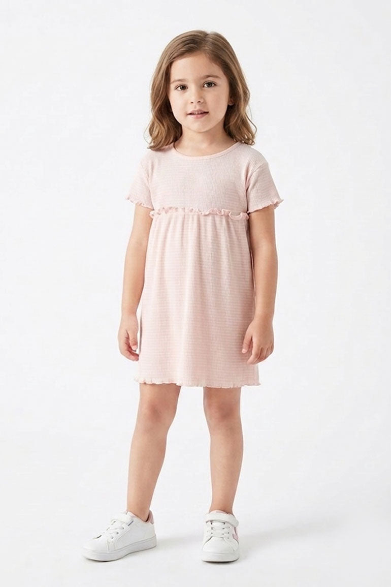 RIBBED DRESS FOR BABY GIRLS