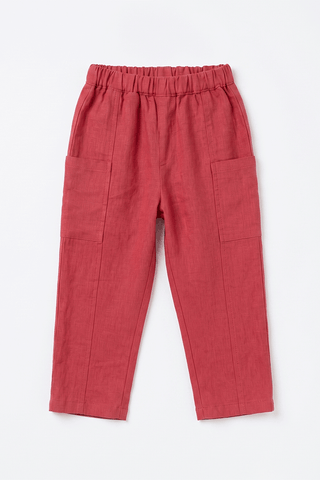 TEXTURED PULL-ON PANTS FOR BABY GIRLS