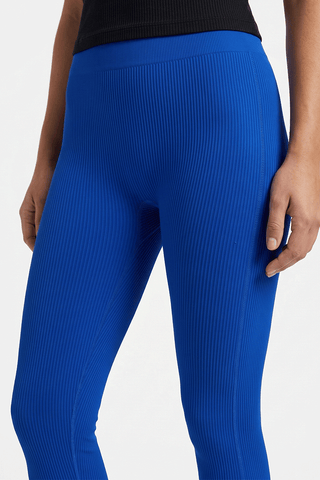 ACTIVEWEAR RIBBED STRETCH LEGGINGS FOR WOMEN