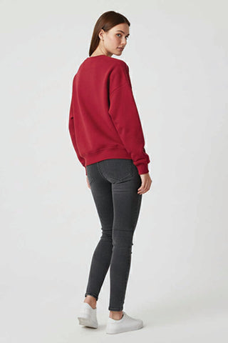 Oversized Fleece Sweatshirt For Women