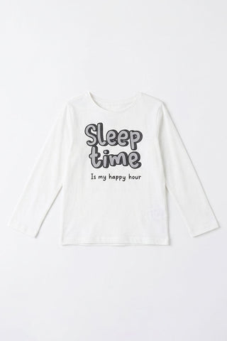 SLOGAN PRINT T-SHIRT FOR GIRLS