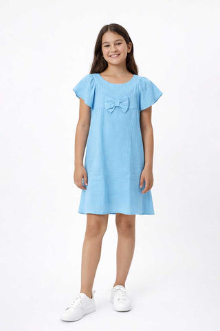 Bow Detail Dress For Girl