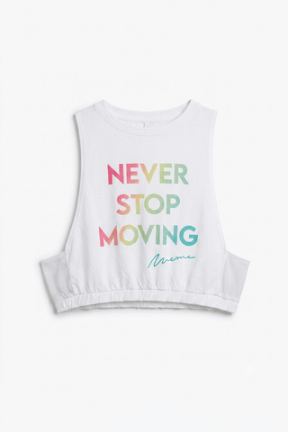 ACTIVEWEAR SLOGAN PRINT TANK TOP FOR WOMEN