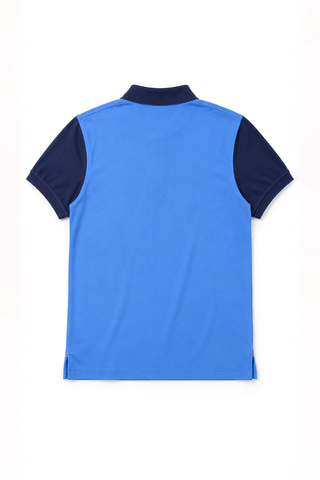 EMBROIDERED WITH CONTRAST POLO SHIRT FOR MEN