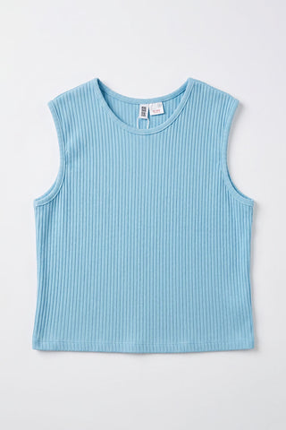 RIBBED TANK TOP FOR GIRLS