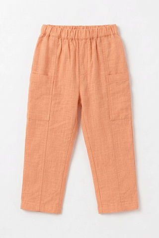 TEXTURED PULL-ON PANTS FOR BABY GIRLS