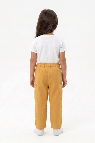 TEXTURED PULL-ON PANTS FOR BABY GIRLS