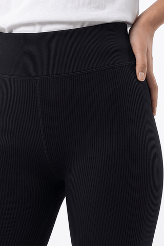 ACTIVEWEAR RIBBED STRETCH LEGGINGS FOR WOMEN