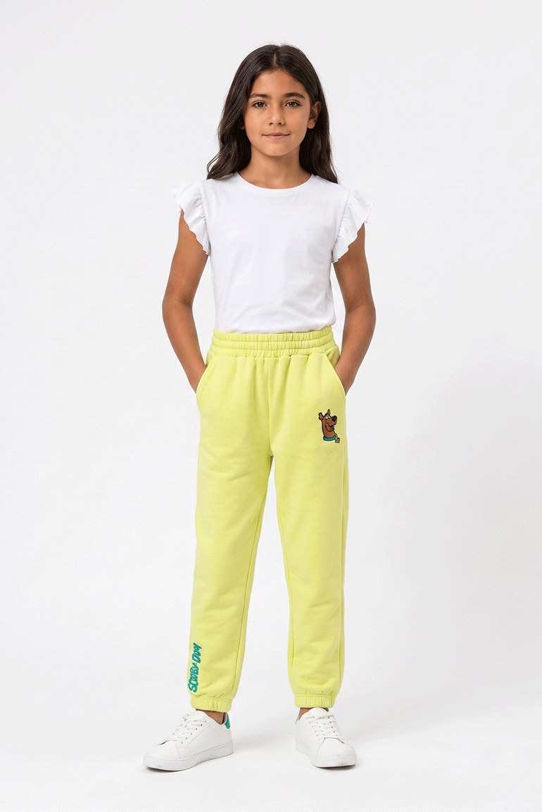 CHARACTER GRAPHIC JOGGER TROUSERS FOR GIRLS