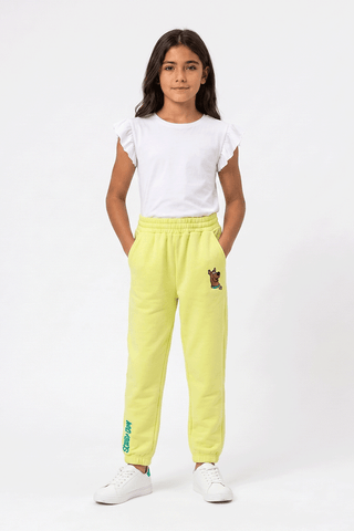 CHARACTER GRAPHIC JOGGER TROUSERS FOR GIRLS