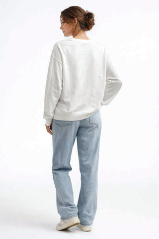 Oversized Crew Neck Sweatshirt For Women