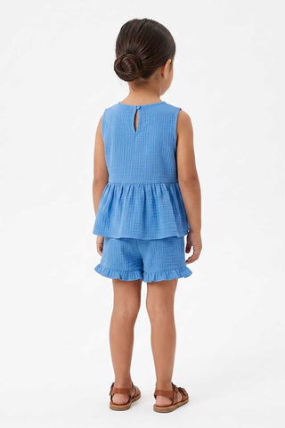 TEXTURED CO-ORD SET FOR BABY GIRLS