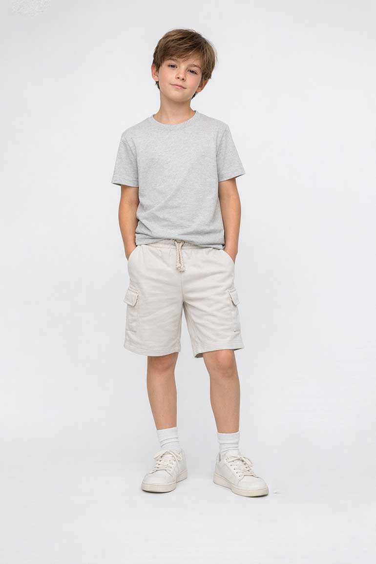 Cargo Sweat Shorts For Boy