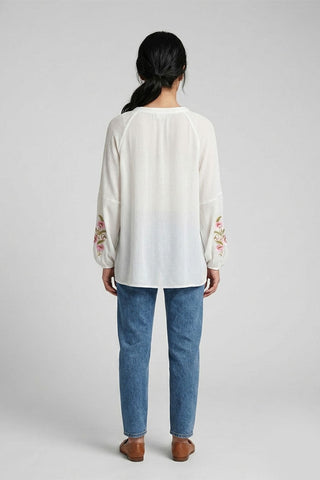 EMBROIDERED BLOUSE FOR WOMEN