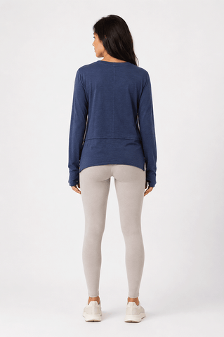 ACTIVEWEAR SOLID LONG SLEEVES T-SHIRT FOR WOMEN