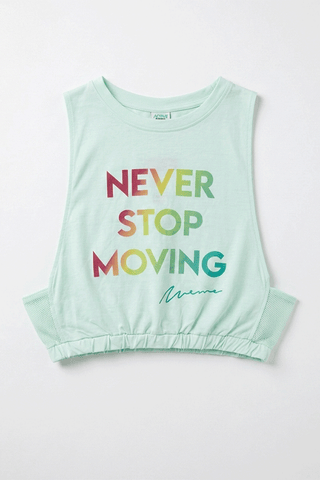ACTIVEWEAR SLOGAN PRINT ACTIVE TANK TOP FOR WOMEN