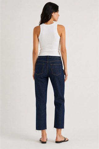 CROPPED STRAIGHT FIT JEANS FOR WOMEN