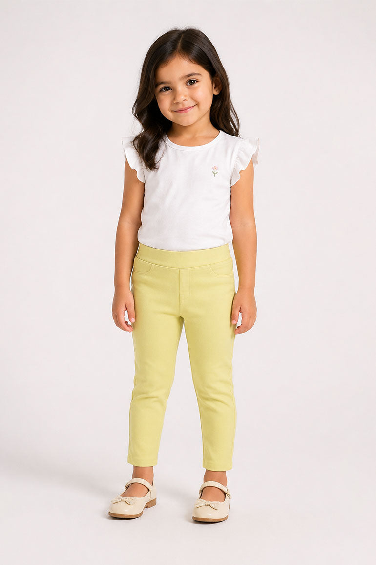 PULL-ON PANTS FOR BABY GIRLS