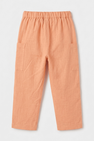 TEXTURED PULL-ON PANTS FOR BABY GIRLS