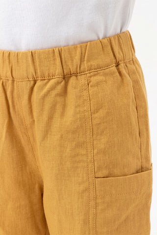 TEXTURED PULL-ON PANTS FOR BABY GIRLS