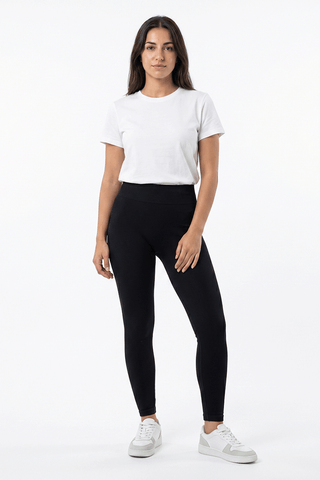 ACTIVEWEAR RIBBED STRETCH LEGGINGS FOR WOMEN