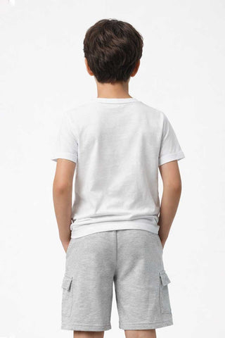 Cargo Sweat Shorts For Boy