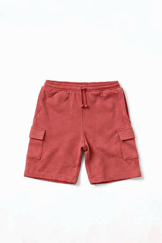 Cargo Pique Shorts For Boy