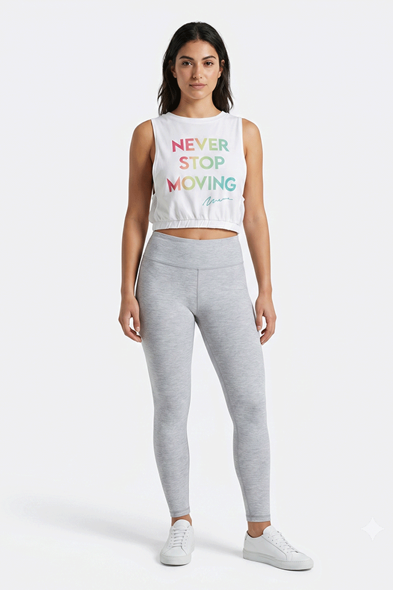 ACTIVEWEAR SLOGAN PRINT TANK TOP FOR WOMEN