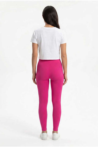 ACTIVEWEAR RIBBED STRETCH LEGGINGS FOR WOMEN