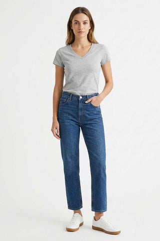 Basic V-Neck T-Shirt For Women