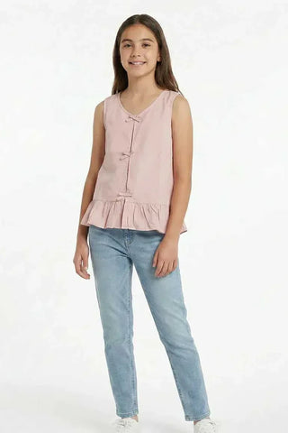 Sleeveless Top For Girl